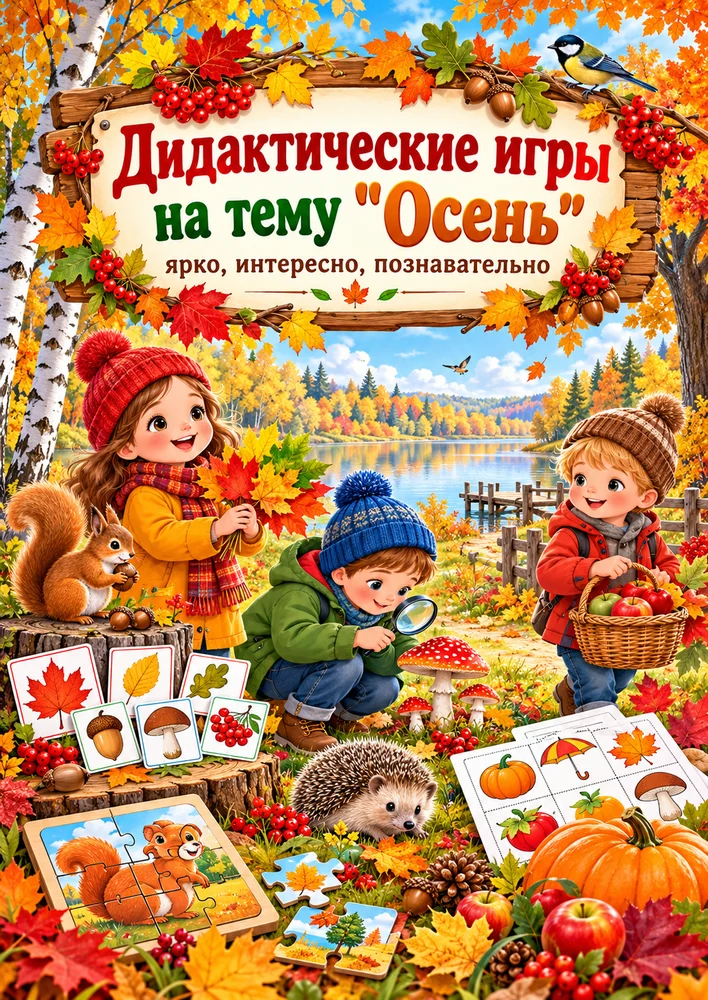 Картотека дидактических игр на тему: "Осень"